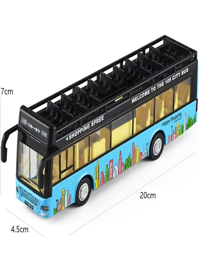 VARIYA ENTERPRISE® 1:32 Open City Bus Toy Car Metal Pull Back Diecast Car with Openable Door and Sound Light, Gifts Toys for Kids【 Multicolor 】 - Image 2