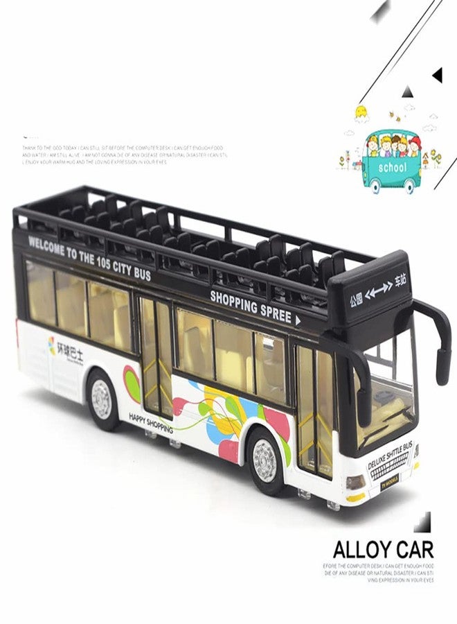 VARIYA ENTERPRISE® 1:32 Open City Bus Toy Car Metal Pull Back Diecast Car with Openable Door and Sound Light, Gifts Toys for Kids【 Multicolor 】 - Image 3