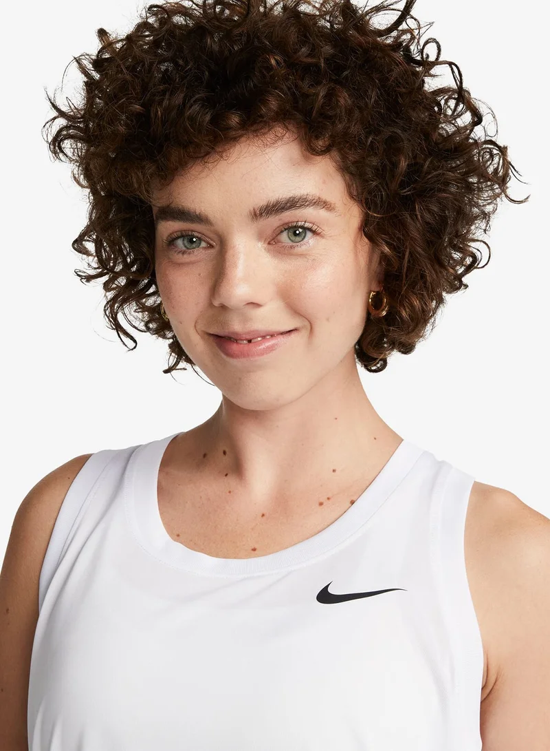 Nike WHITE/(BLACK) W NK DF RLGD RCR TANK for Women | Best Price UAE
