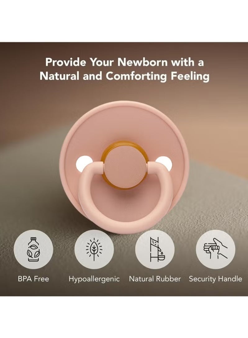 إيكيوك 1 قطعة واحدة مصاصة لاتكس للطفل من 0-6 أشهر وردي - Image 4