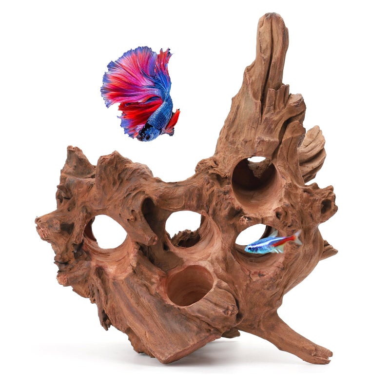 Hygger CO2 Large Driftwood for Aquarium, 10-16" Natural Driftwood Aquarium Décor Reptile Decor - Image 1