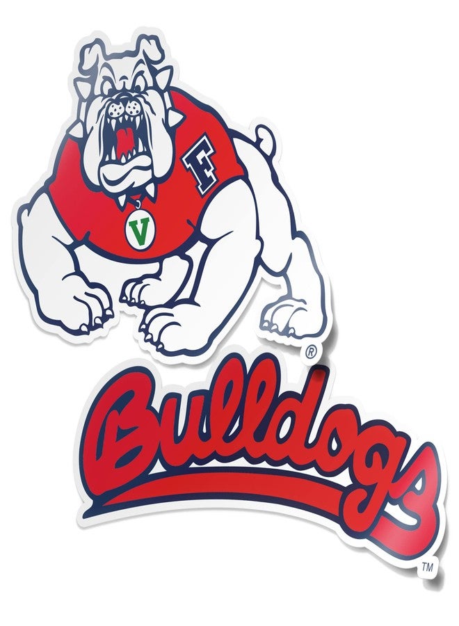 Desert Cactus California State University Fresno Sticker Bulldogs Sheet Vinyl Decal Laptop Water Bottle Car Scrapbook (4 Inch Set V1) - Image 1