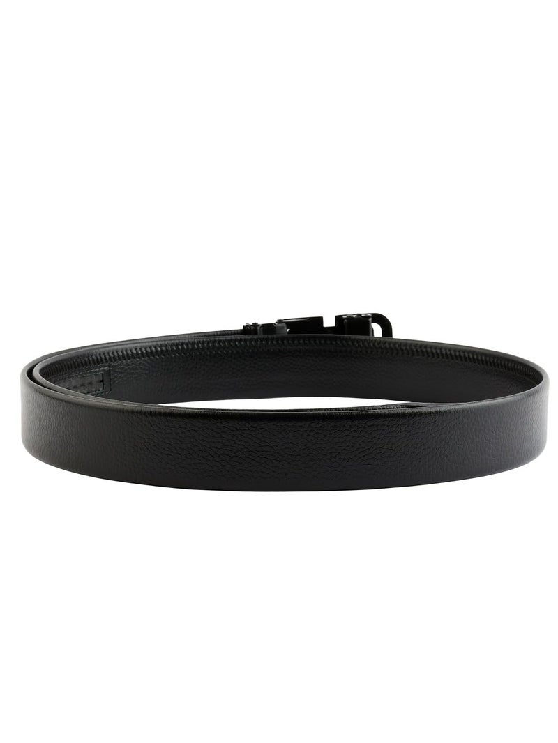 ZEVORA Men's Casual,Formal Leather Auto Lock Buckle Belt - Image 4