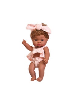 xozgdovg Rubberized plastic dolls, reborn dolls, soft plastic imitation baby dolls, play dolls for children, bath toys for kids 