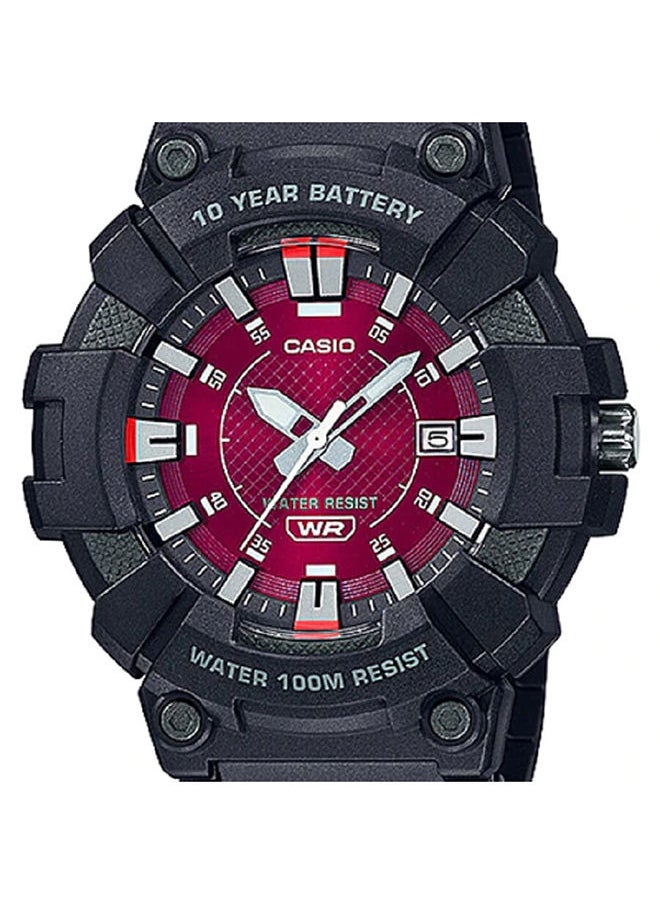 Resin Analog Wrist Watch MW-610H-4AVDF