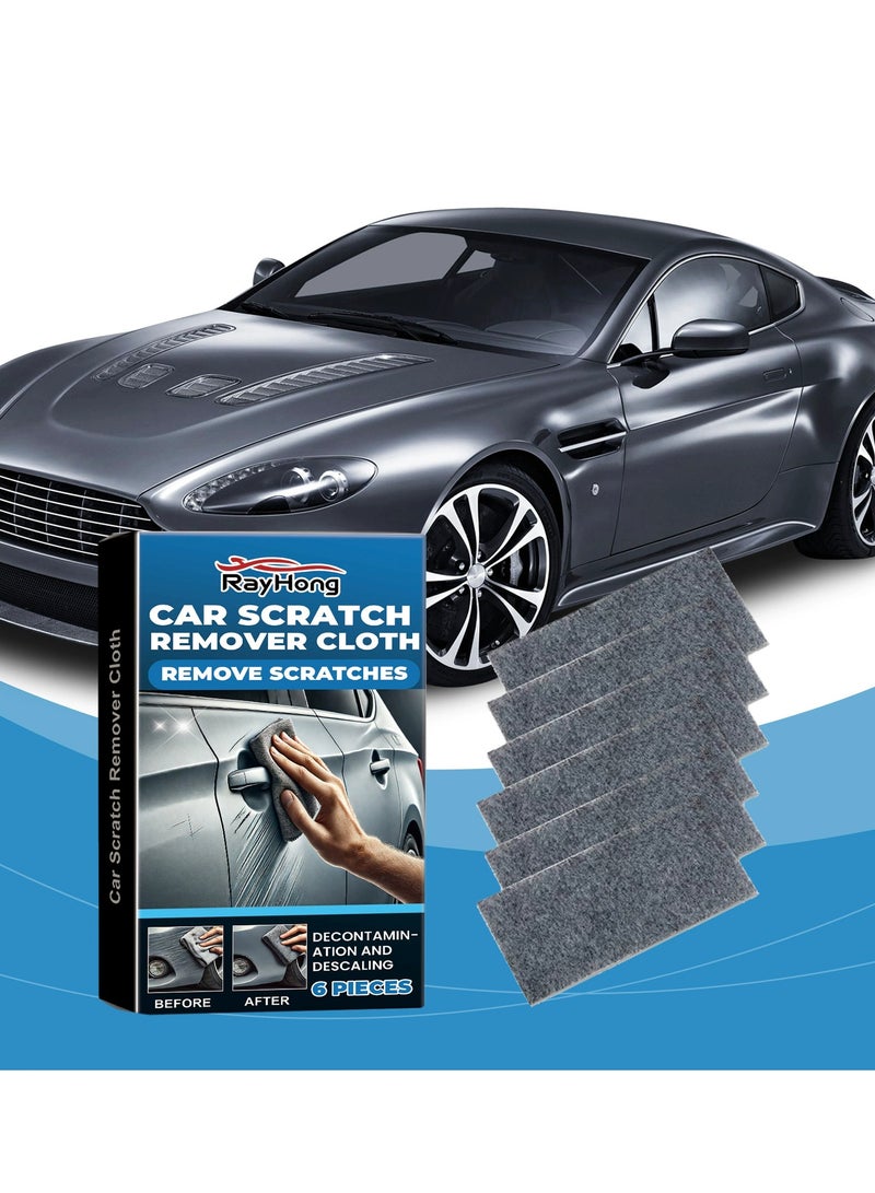 6PCS Car Scratch Repair Cloth, Car Paint, Scratch Decontamination, Polishing, Coating Repair and Curing Cloth - Image 1