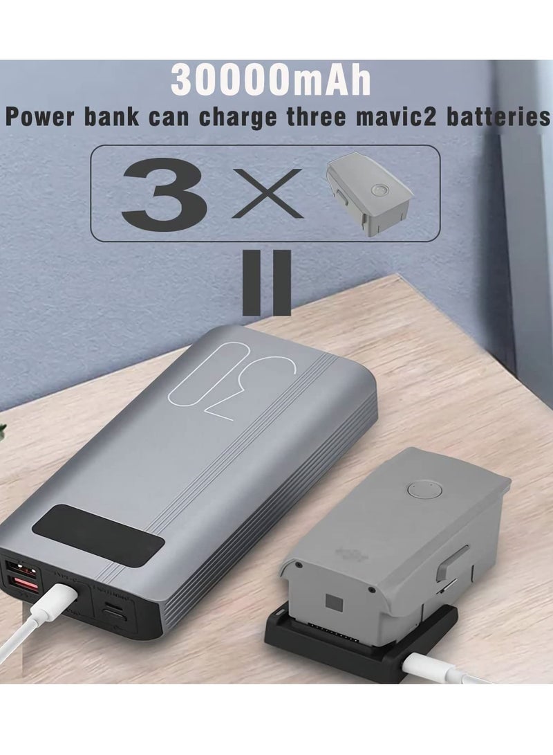 SOLARAE Mavic Air 2 & Air 2S Charging Hub - Portable Battery Charger with Type-C for DJI Dajiang AIR2 & AIR2S Drones,  Intelligent Flight Battery Accessory. - Image 3
