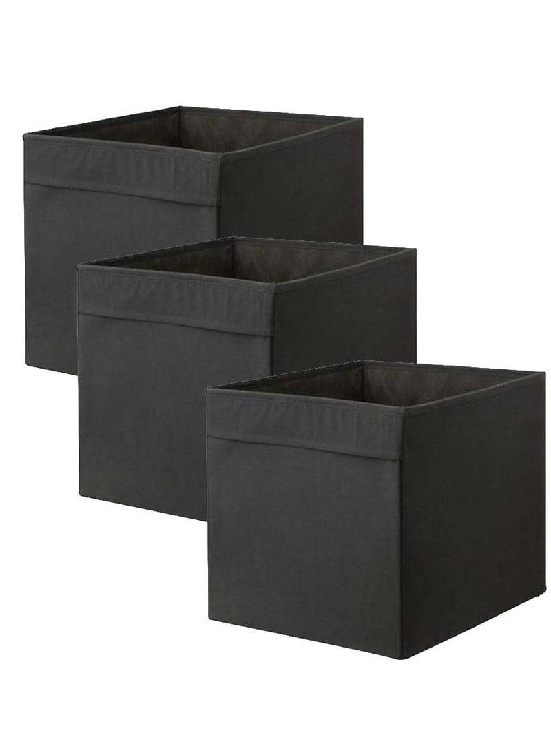 co arma - Set of 3 foldable fabric storage boxes 33x38x33cm - Image 1