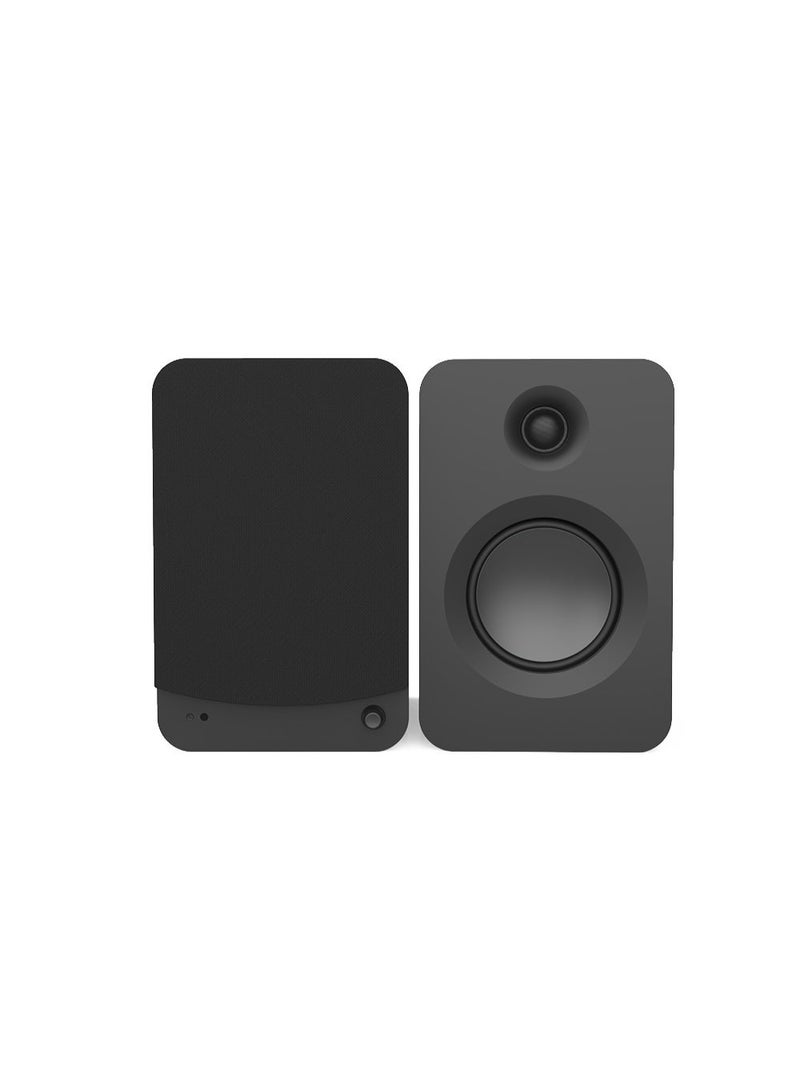 Kanto Audio REN 200W Powered Bookshelf Speakers with HDMI ARC, USB-C, and Bluetooth 5.3-Matte Black, Pair - Image 3