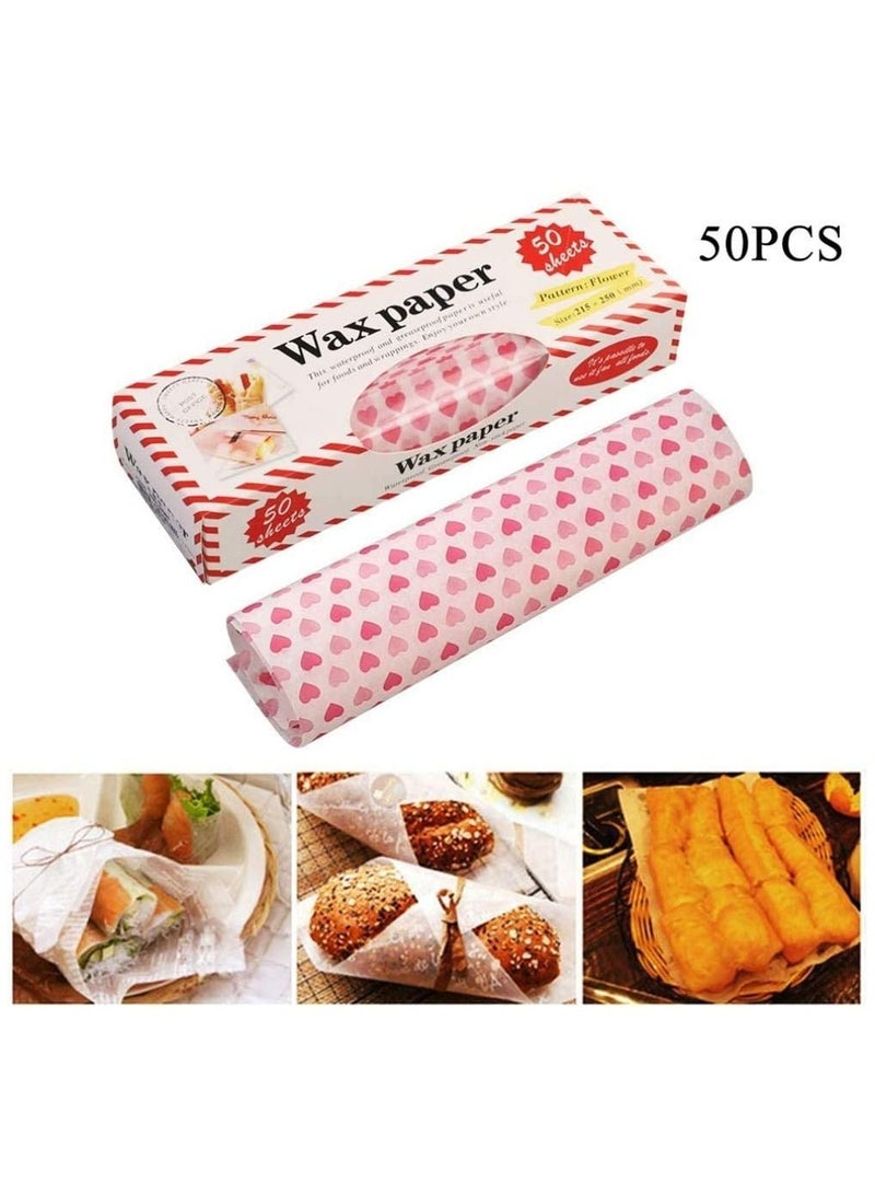 سيوسي 50 ورق شمع مقاوم للشحوم للطعام  - Image 2