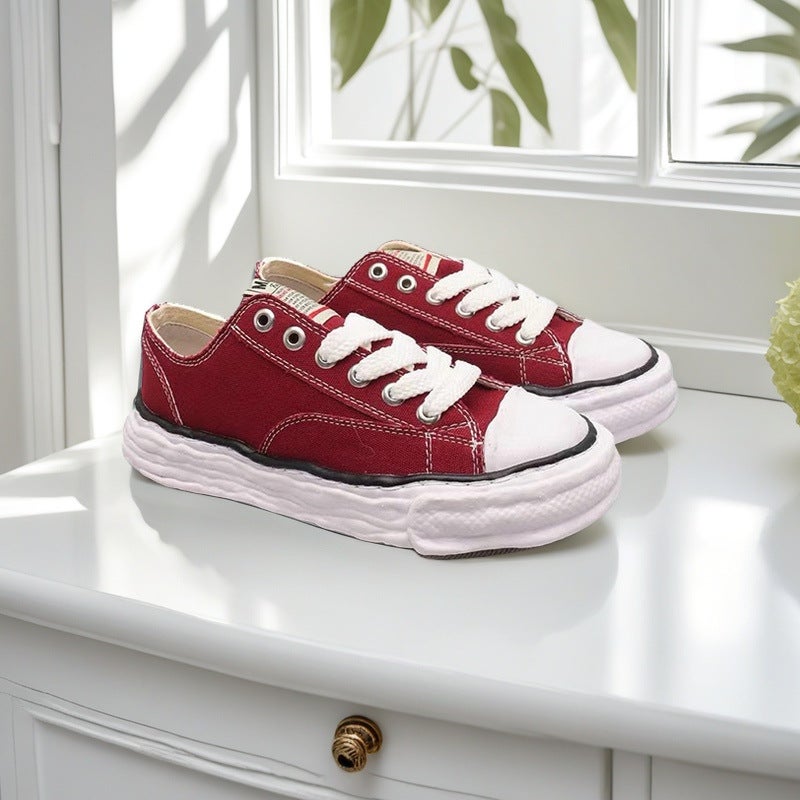 Putian Shoes Mmy Export Mihara Yasuhiro Bread Shoes White Shoes Heightening Dissolving Shoes Men And Women Soft Sole Casual Shoes - Image 3