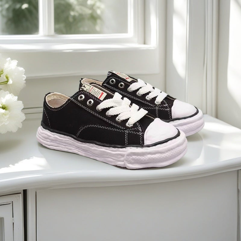 Putian Shoes Mmy Export Mihara Yasuhiro Bread Shoes White Shoes Heightening Dissolving Shoes Men And Women Soft Sole Casual Shoes - Image 2