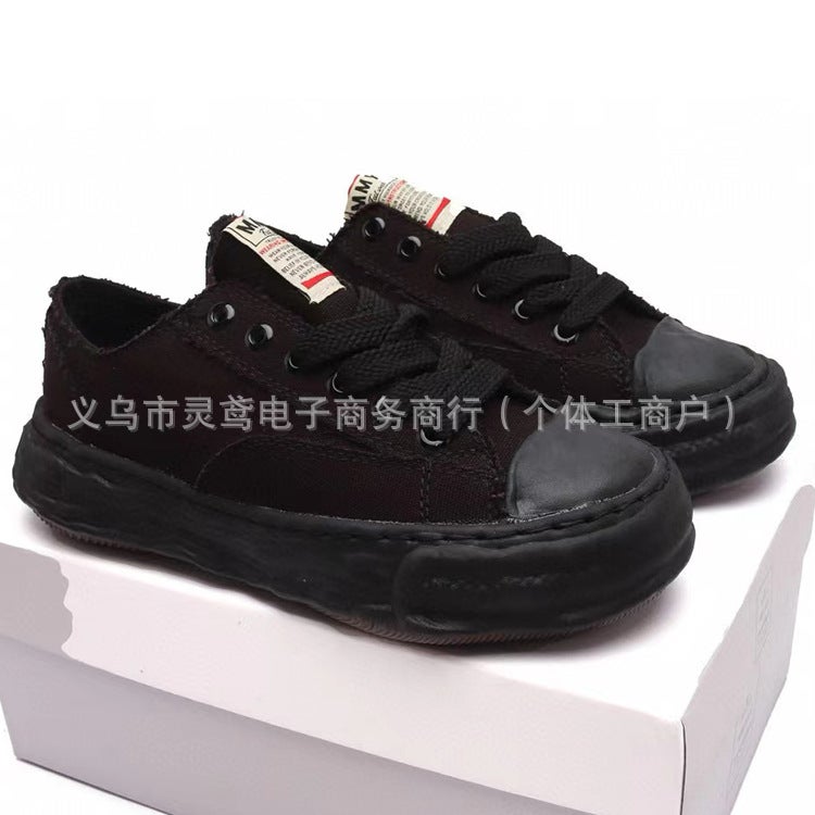 Putian Shoes Mmy Export Mihara Yasuhiro Bread Shoes White Shoes Heightening Dissolving Shoes Men And Women Soft Sole Casual Shoes - Image 1