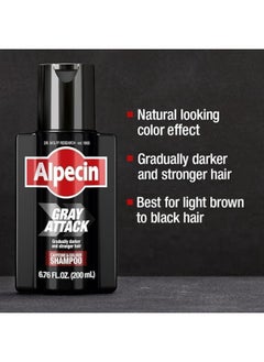 Alpecin Alpecin Gray Attack Caffeine Color Shampoo 676 Fl Oz Pack of 2  - Image 3