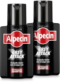 Alpecin Alpecin Gray Attack Caffeine Color Shampoo 676 Fl Oz Pack of 2  - Image 1