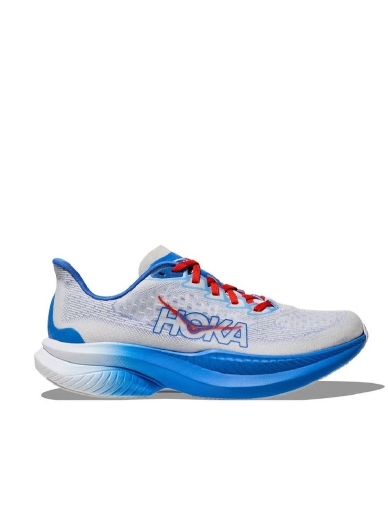 هوكا ون ون حذاء الجري في الهواء الطلق ماك 6 رمادي/أزرق للرجال/النساء - Image 1