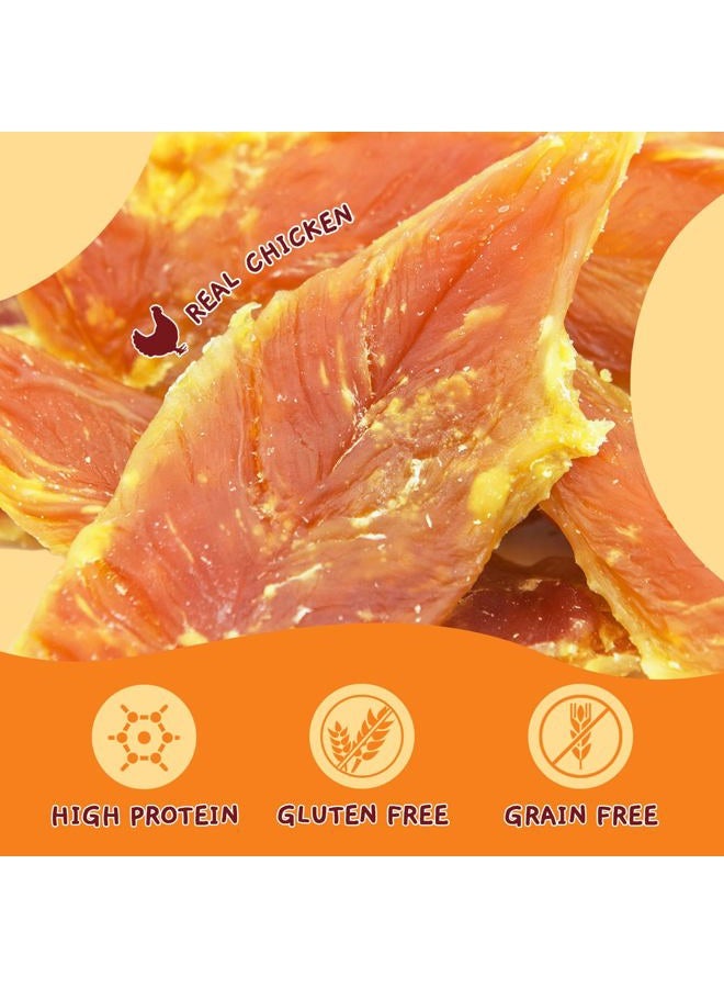 Jungle Calling Dog Treats, Chicken Jerky for Dogs, Slow Roasted Chicken Breast Snacks for Medium and Large Dogs, High Protein Chewy Dog Training Treats, 10.6 oz - Image 2