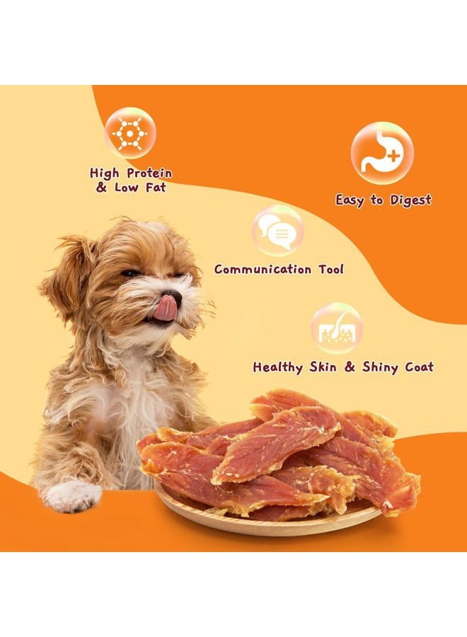 Jungle Calling Dog Treats, Chicken Jerky for Dogs, Slow Roasted Chicken Breast Snacks for Medium and Large Dogs, High Protein Chewy Dog Training Treats, 10.6 oz - Image 5