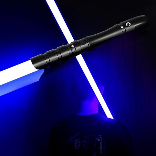 YDDSABER Lightsaber Toy 814 Year Old Boy Girl Birthday GiftUSB Charge Light Saber Swords with Loud Sound4 Modes Soundsfor KidsTeensAdults Birthday Xmas Gifts 382inchBlue - Image 1