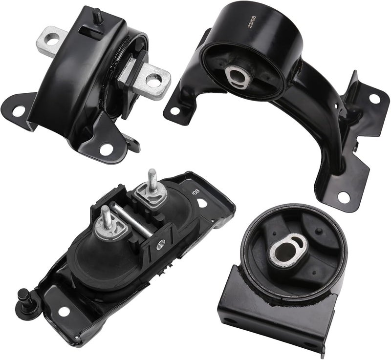 AA Ignition Engine Motor & Transmission Mount Set of 4 - Compatible with Chrysler, Dodge, and Ram 3.6L Automatic Transmission - Town & Country, Grand Caravan, C/V - Replaces Four Parts A5665, A5480, A5589, A5577 - Image 1