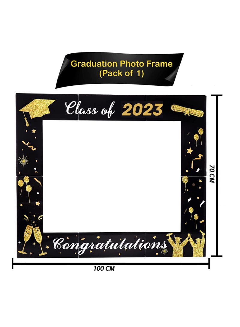 اب تو ديت  برواز يافطة للتصوير اثناء حفلات التخرج المادة فوم وعلية عبارات بالدهبي مقاس 70 سم 100 سم - Image 5