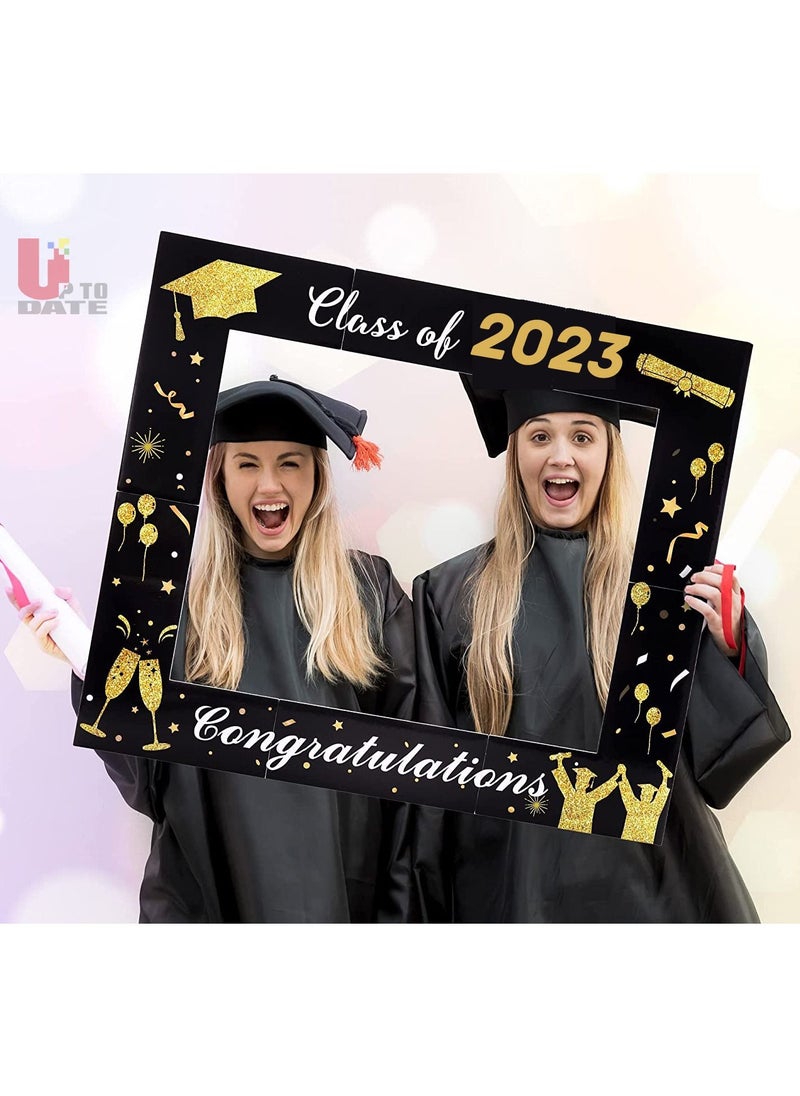 Generic - Banner frame for photography during graduation parties. The material is foam and has phrases on it in gold. Size 70 cm 100 cm. Manufactured and printed by Up to Date Egypt. - Image 1