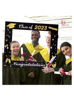 Generic Banner frame for photography during graduation parties. The material is foam and has phrases on it in gold. Size 70 cm 100 cm. Manufactured and printed by Up to Date Egypt.  - Image 4