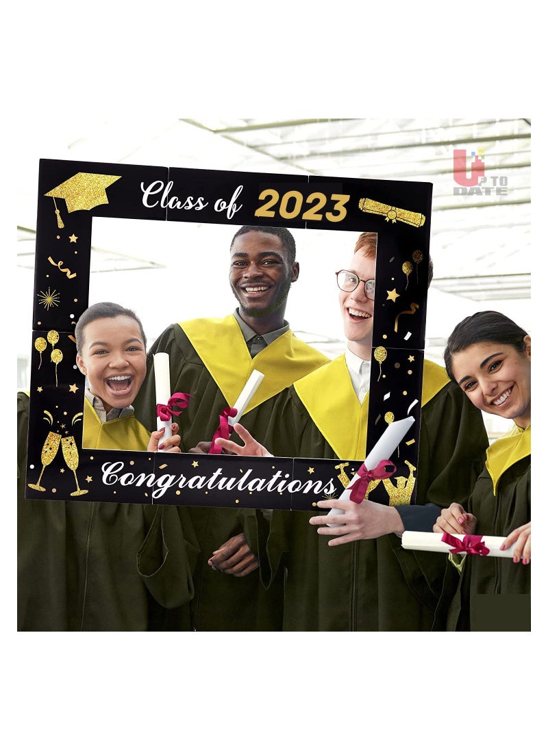 Generic - Banner frame for photography during graduation parties. The material is foam and has phrases on it in gold. Size 70 cm 100 cm. Manufactured and printed by Up to Date Egypt. - Image 1