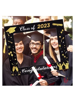 Generic Banner frame for photography during graduation parties. The material is foam and has phrases on it in gold. Size 70 cm 100 cm. Manufactured and printed by Up to Date Egypt.  - Image 5