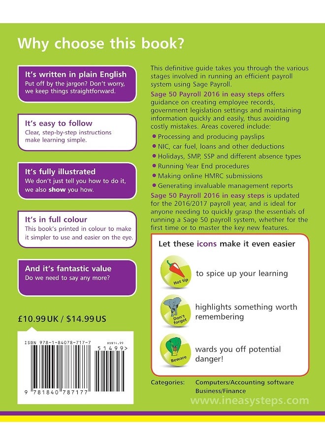 Sage 50 Payroll 2016 in Easy Steps  - Image 2