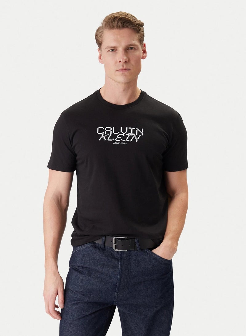 Calvin Klein Jeans Graphic Short Sleeve T-Shirt - Image 1