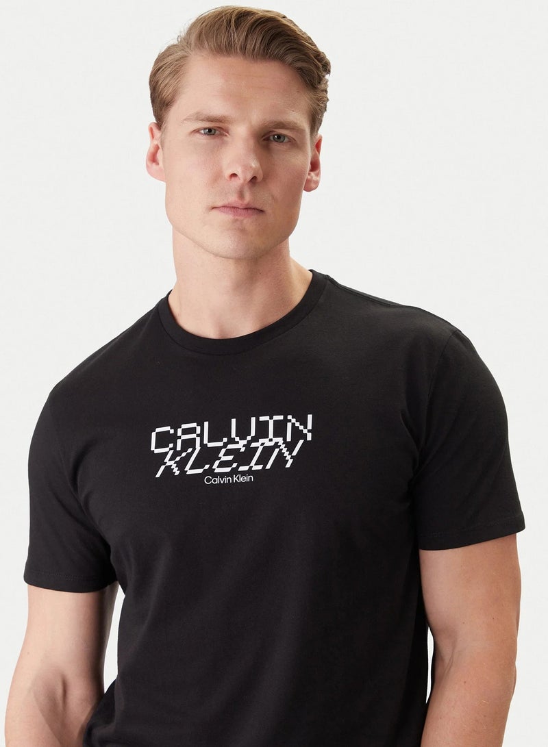 Calvin Klein Jeans Graphic Short Sleeve T-Shirt - Image 3