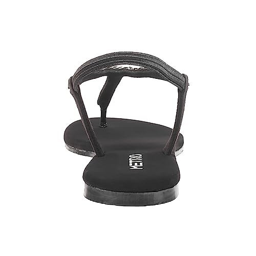 Metro Women Black Flat Fashion Sandal UK/7 EU/40 (33-96) - Image 4