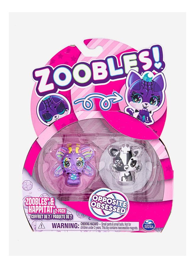 SPIN MASTER - Zoobles Opposite Obsessed Happitat Pack, Assorted - Image 1