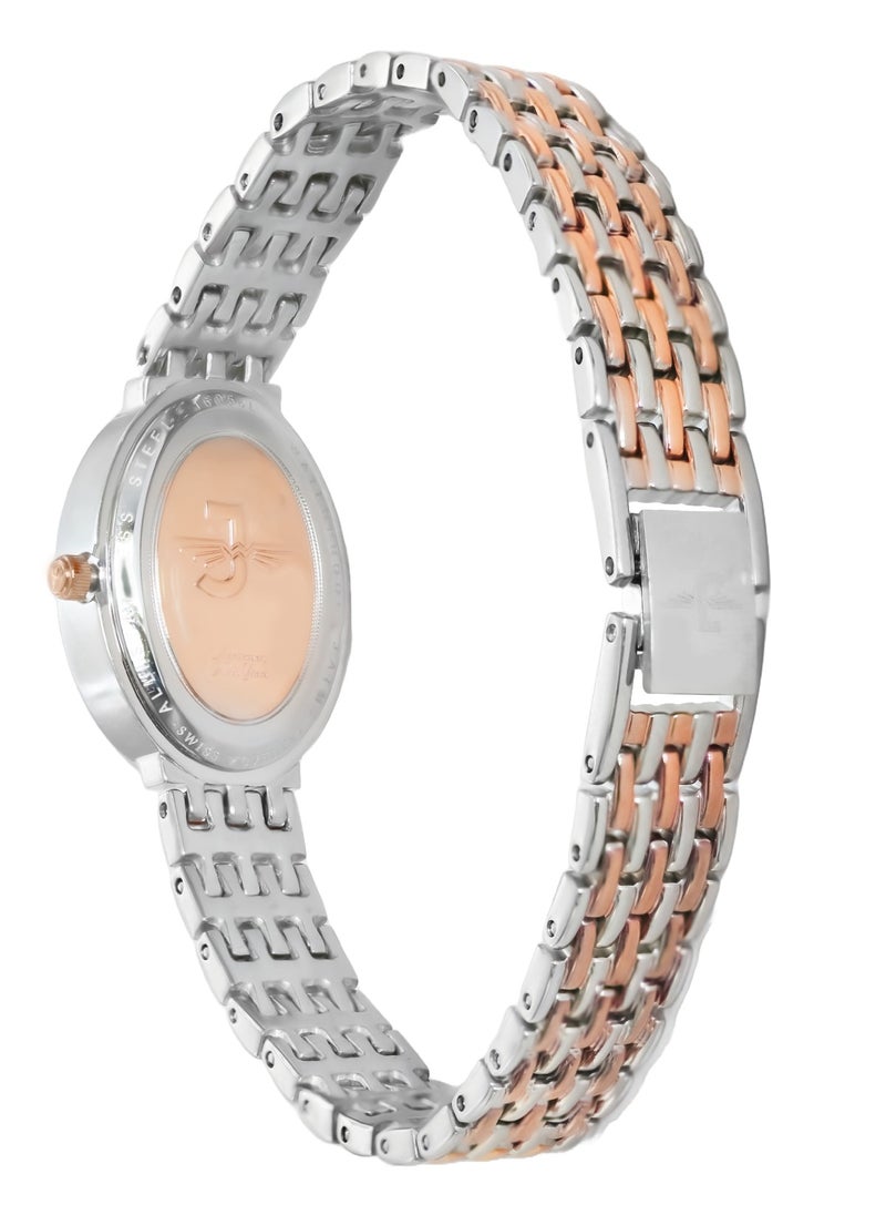 Jovial JOVIAL 16056LAMQ01ZE Women's Stainless Steel Watch,19mm, White Dial  - Image 3