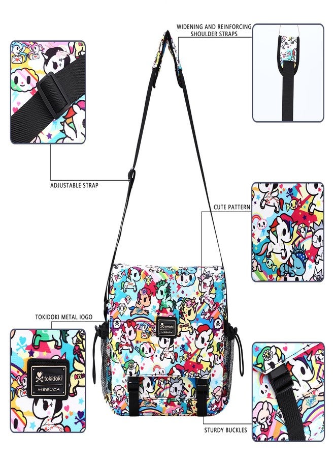 Tokidoki حقيبة توكيدوكي للرسائل للنساء والرجال، حقيبة يد لطيفة، حقيبة كتف، حقيبة عمل، حقيبة للأعمال مع التسوق والسفر والمدرسة والعمل (صفراء) - Image 4