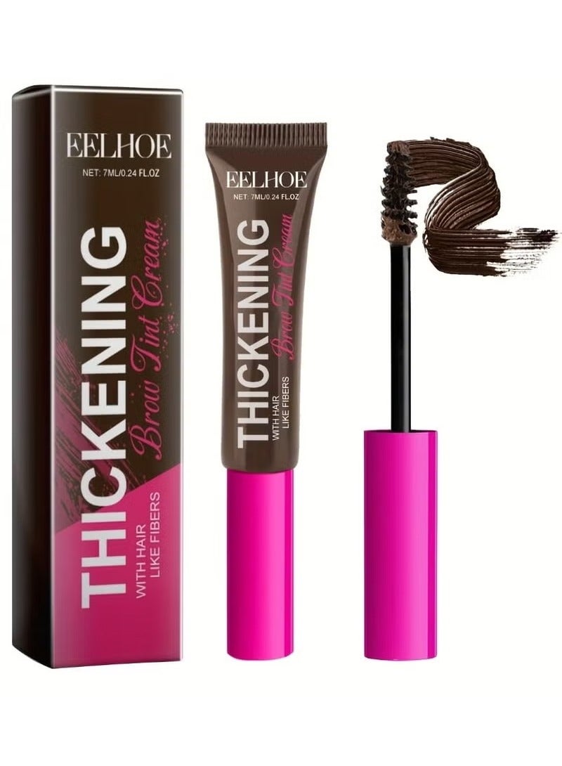 EELHOE Eyebrow Pomade, eyebrow dye Gel with Brush, Waterproof Highly Pigmented Eyebrow Gel, Long Lasting Smudge-Proof Brow Tinted Creamy Texture for Eye Brow Make Up - Image 1