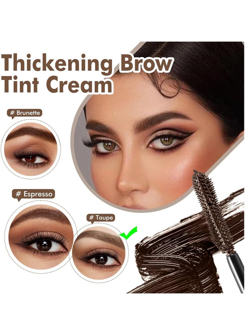 EELHOE Eyebrow Pomade, eyebrow dye Gel with Brush, Waterproof Highly Pigmented Eyebrow Gel, Long Lasting Smudge-Proof Brow Tinted Creamy Texture for Eye Brow Make Up - Image 2