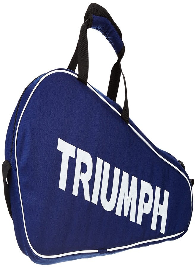 ترايامف مضرب تنس الريشة Triumph Velocity Graphite خفيف الوزن مع أوتار، وحقيبة Star-3R ذات حجرة واحدة، لون أزرق - Image 3