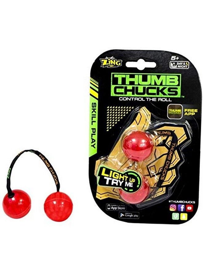 Zing لعبة مهارات محمولة من Thumb Chucks رائعة للأولاد والبنات للاستخدام في المنزل أو أثناء التنقل، قد تختلف الألوان  - Image 2