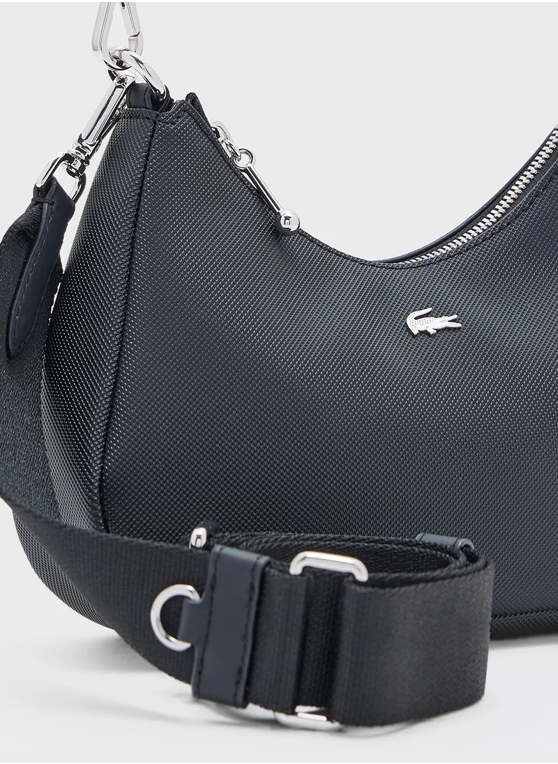 LACOSTE Essentials Top Handle Zip Over Crossbody