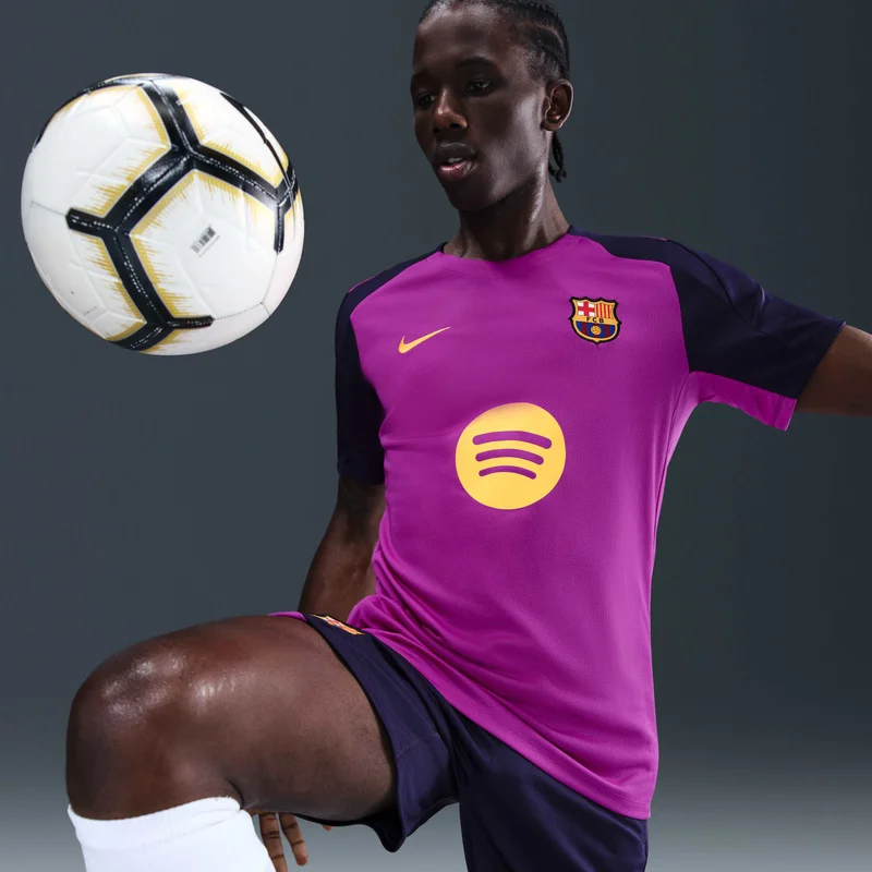 Nike Purple Men's FC Barcelona Strike Pre-Match Football Top for Men | Best Price UAE