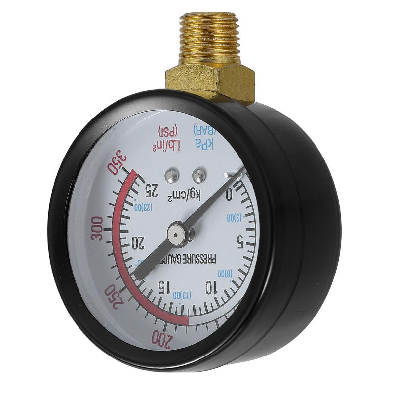 Vertical Pressure Gauge 0 25 Bar G1 4 Compression Gauge For Air Compressor Pneumatic Tools - Image 2