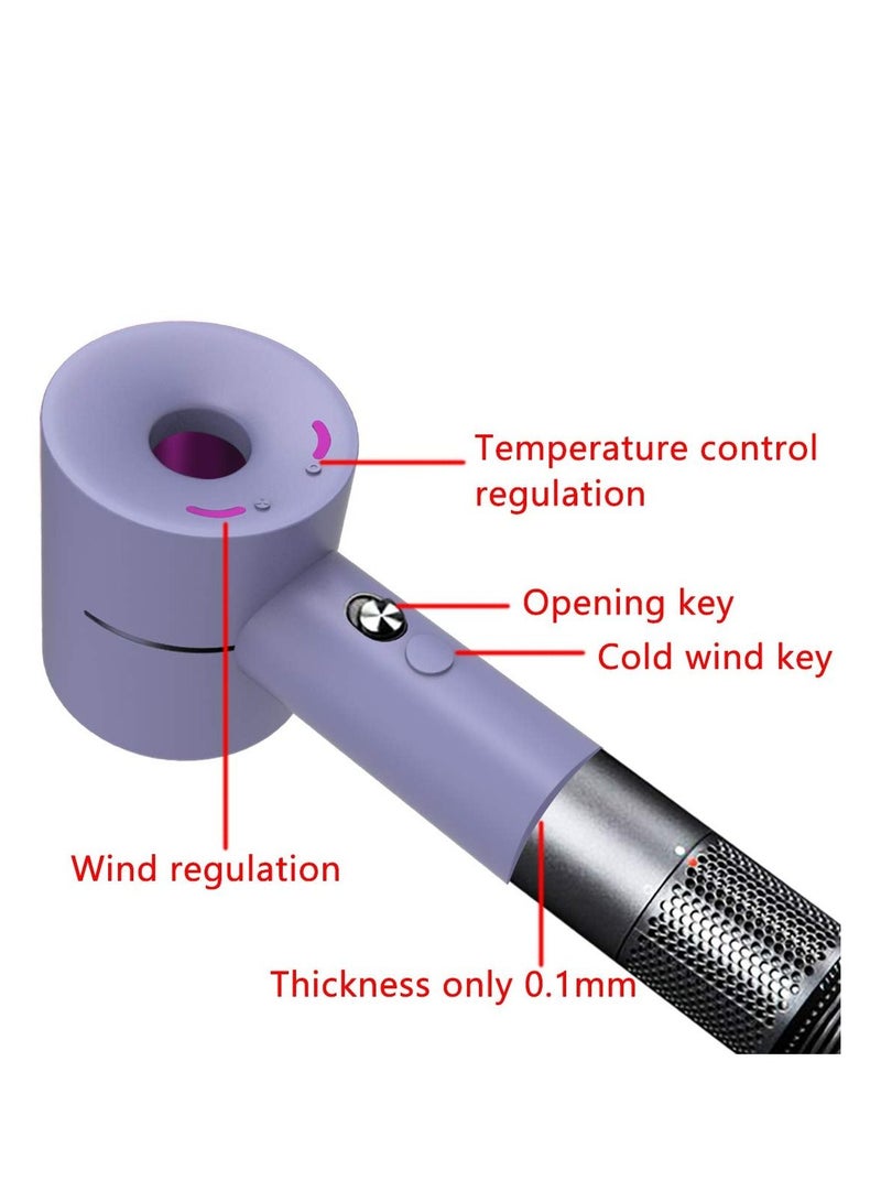 Excefore Silicone Case for Dyson Hair Dryer, Washable Anti-scratch Shockproof Dust Proof Travel Protective Case Cover for Dyson Hair Dryer - Image 3