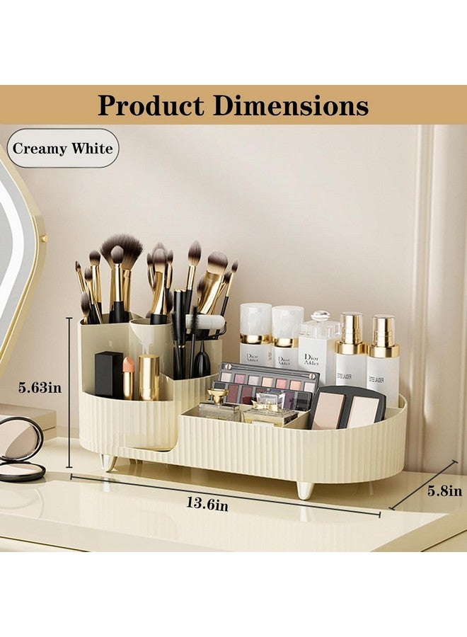 DHVYANT MART Modern 360° Rotating Makeup Brush Holder | Cosmetic Display Cases | Storage For Makeup Brushes & Eyeliner-Lipsticks-Skincare Products | Suitable For Bedroom And Bathroom - Image 4