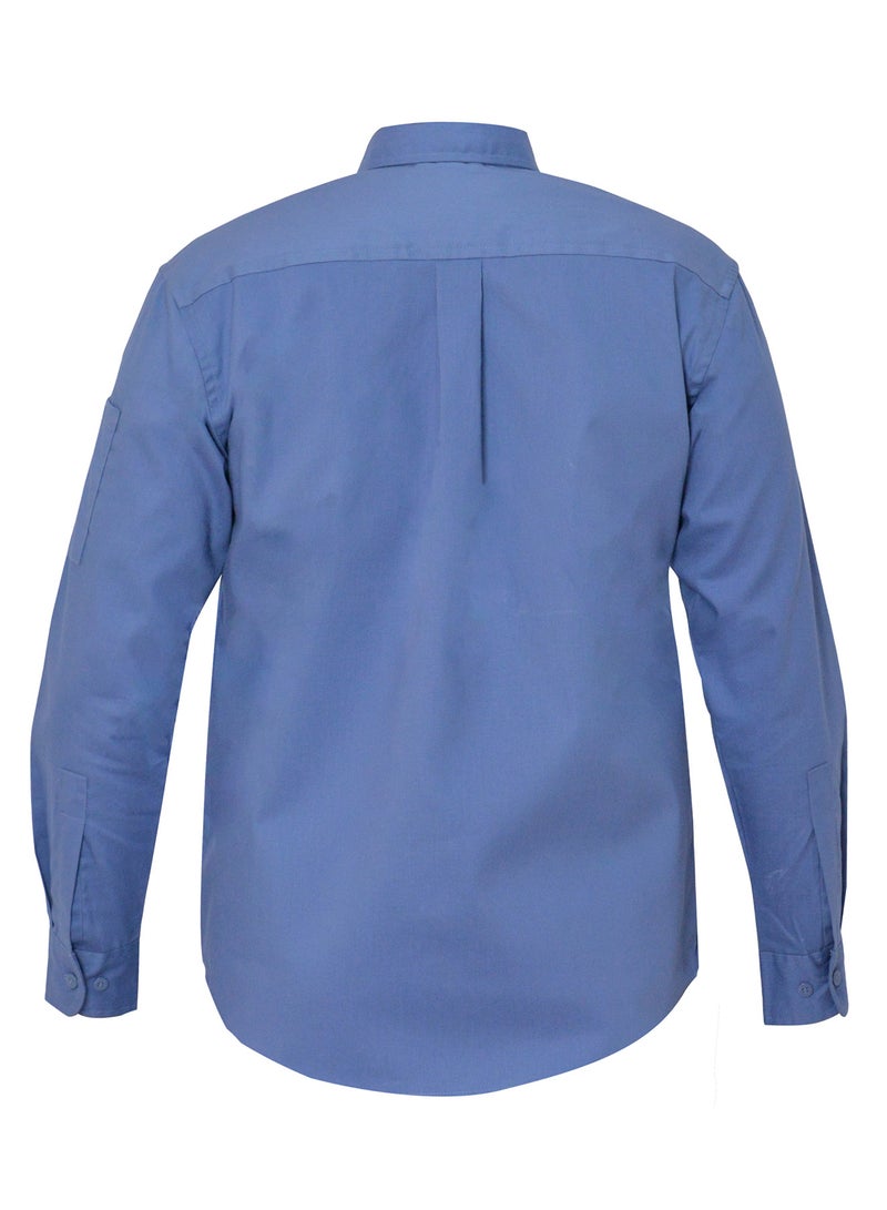 Secure Wear Lightweight FR Welding Shirt for Men - 6.5oz Fire-Resistant Twill Cotton - NFPA2112 Compliant - Durable for 50 Washes  - Image 4