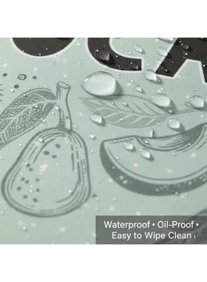 لوكاداه مريلة مطبخ للطبخ والخبز - مريلة طاهٍ قابلة للتعديل مقاومة للزيت والماء مع جيب أمامي، مصنوعة من مادة متينة مقاومة للرذاذ للاستخدام المنزلي والمطاعم والشواء - Image 3