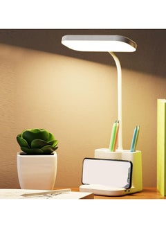 LED Desk Lamp with Pen Holder, Flexible, USB Charging, 3 Pen Holders and a Phone Holder, Stepless Dimmable, for Bedroom, Study - pzsku/Z89F99EE069806CB7708CZ/45/_/1729738924/a4490e24-3152-4805-9b73-1d3ba615602b