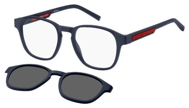 Men's UV Protection Sunglasses Th 2085/Cs Blue 45 - Lens Size: 50 Mm