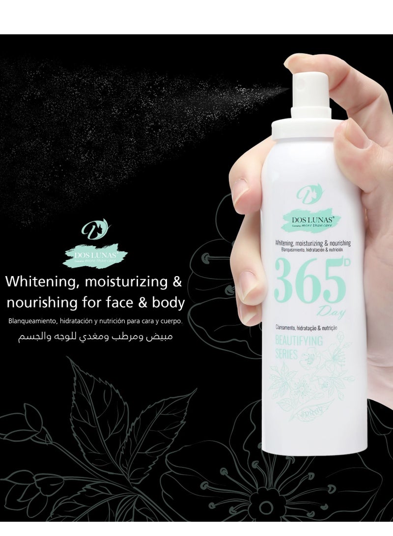 Dos Lunas Whitening, Moisturizing, and Nourishing Spray Blue 150ml - Image 3
